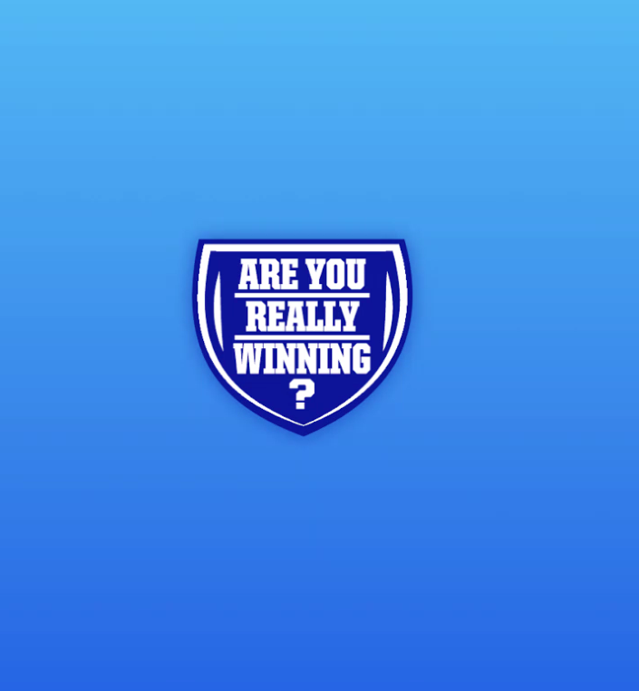 Are you really winning shield logo